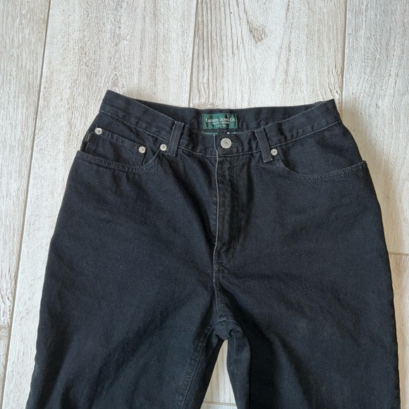 Lauren Jeans Co Ralph Lauren Women’s Black Jeans Straight Leg 10P - Picture 2 of 6